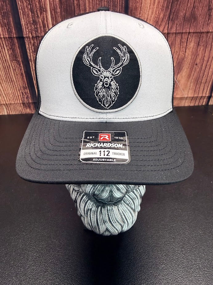 Bearded Buck Deer Hunting Richardson Trucker Hat
