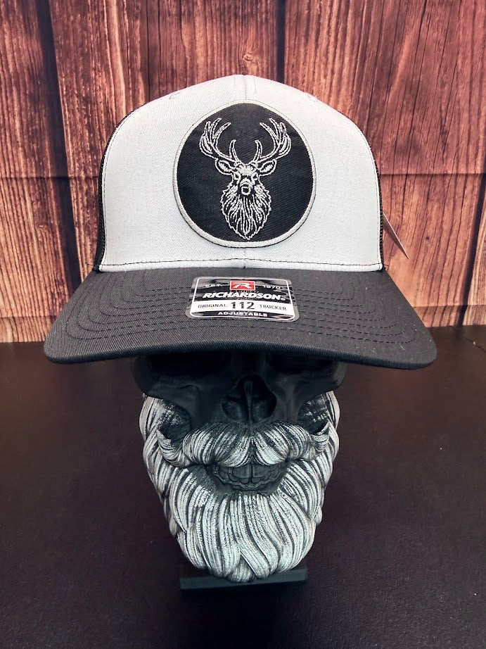 Bearded Buck Deer Hunting Richardson Trucker Hat