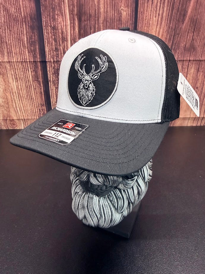 Bearded Buck Deer Hunting Richardson Trucker Hat