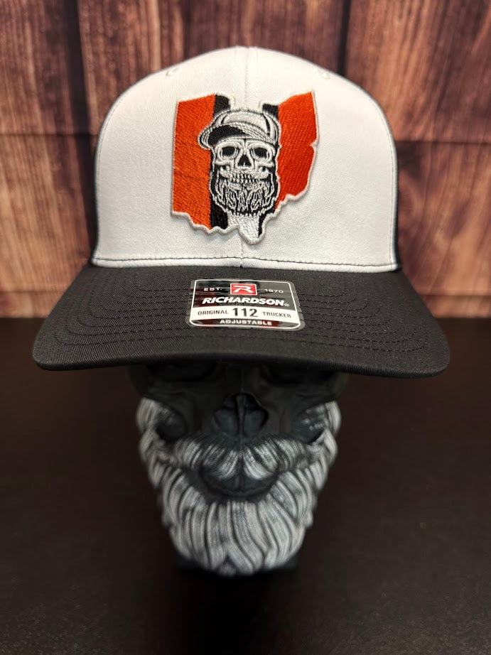 Cleveland Ohio Football Bearded Skull Richardson Hat