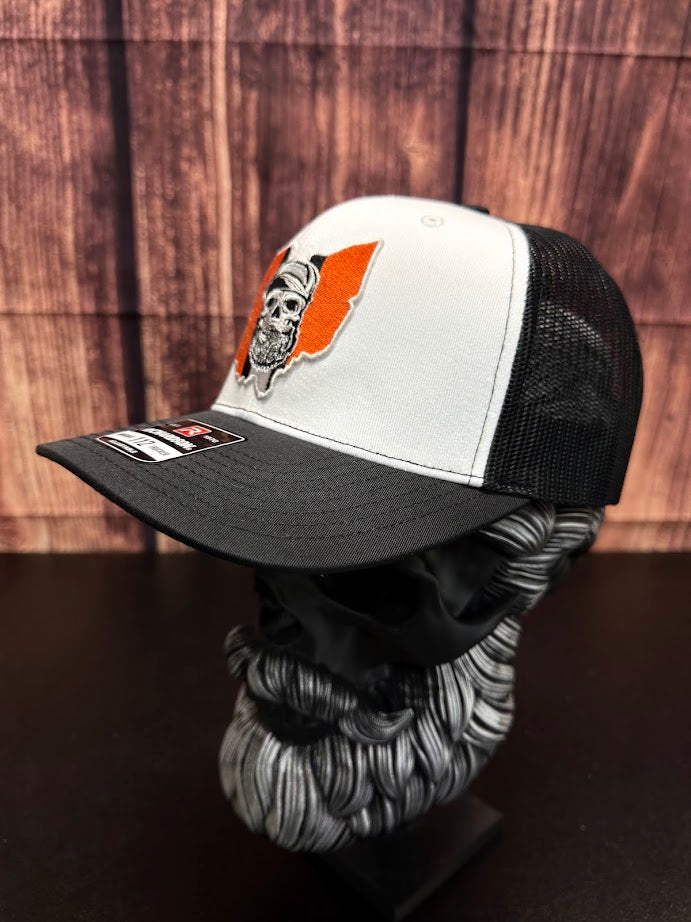 Cleveland Ohio Football Bearded Skull Richardson Hat