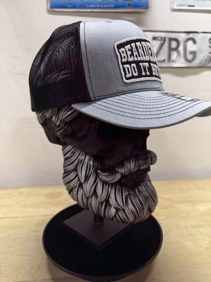 Bearded Guys Do It Better Funny Trucker Hat Beard Guys Hat Club