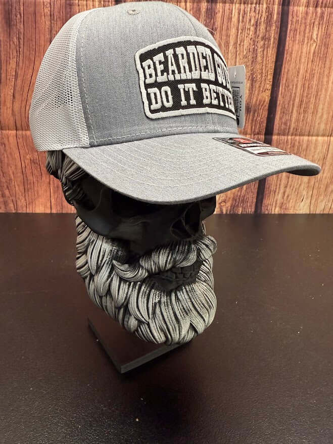 Bearded Guys Do It Better Funny Trucker Hat Beard Guys Hat Club
