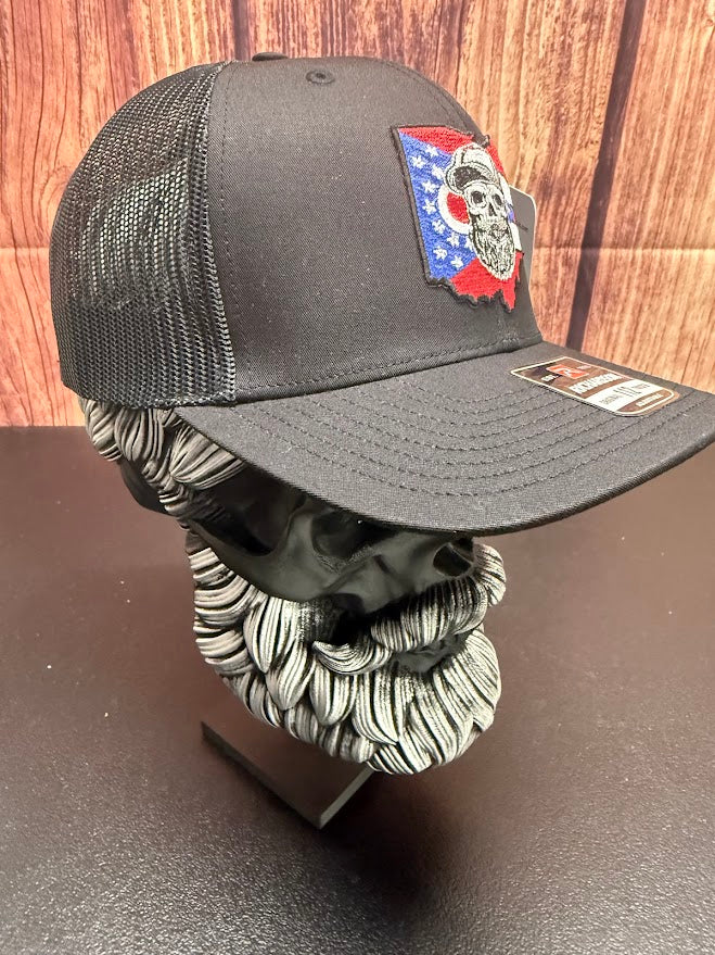 Ohio bearded skull hat bearded skull hat Beard Guys Hat Club