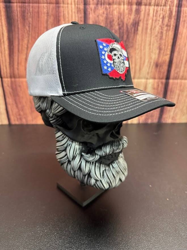Ohio bearded skull hat bearded skull hat Beard Guys Hat Club