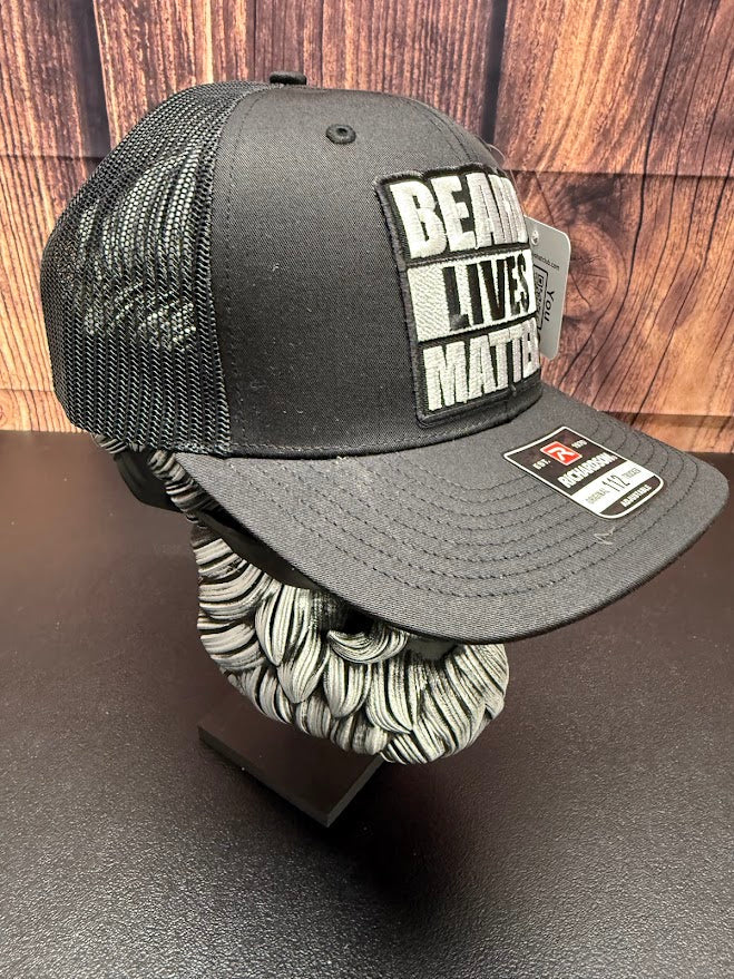 Beard Lives Matter Richardson Trucker Hat For guys With Beards Beard Guys Hat Club