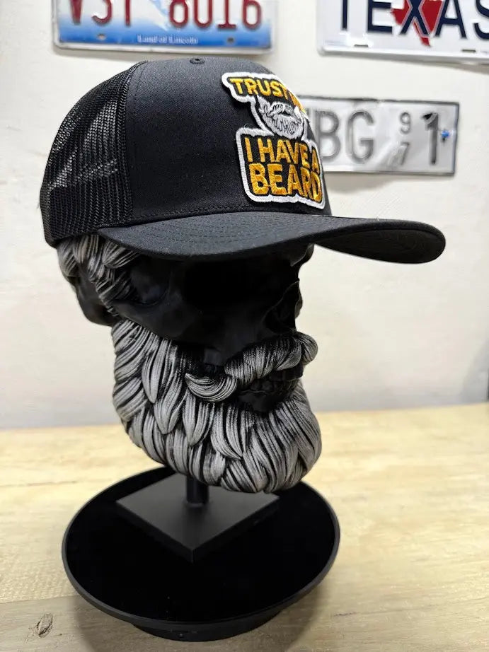 Trust Me I Have A Beard Trucker Hat Side