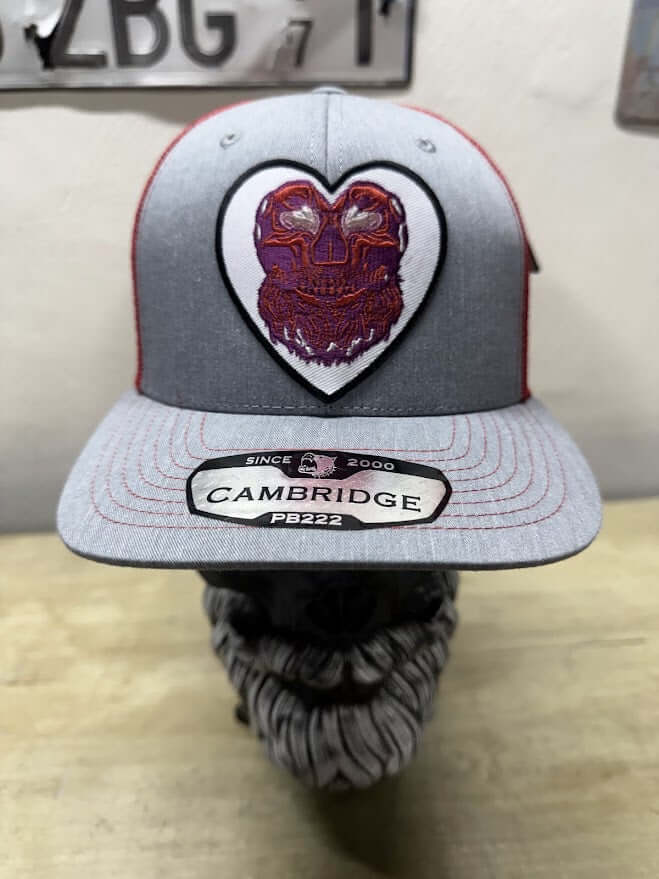 Valentine's Day Heart Skull Truck Hat
