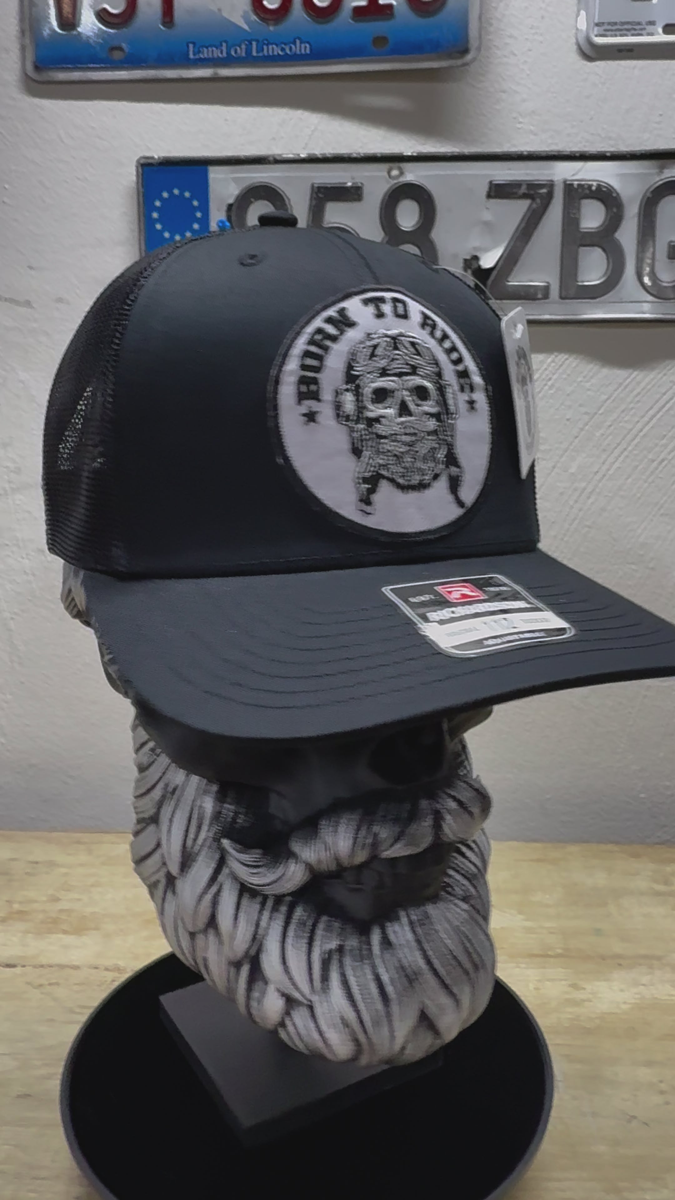 Born to Ride Biker Trucker Hats