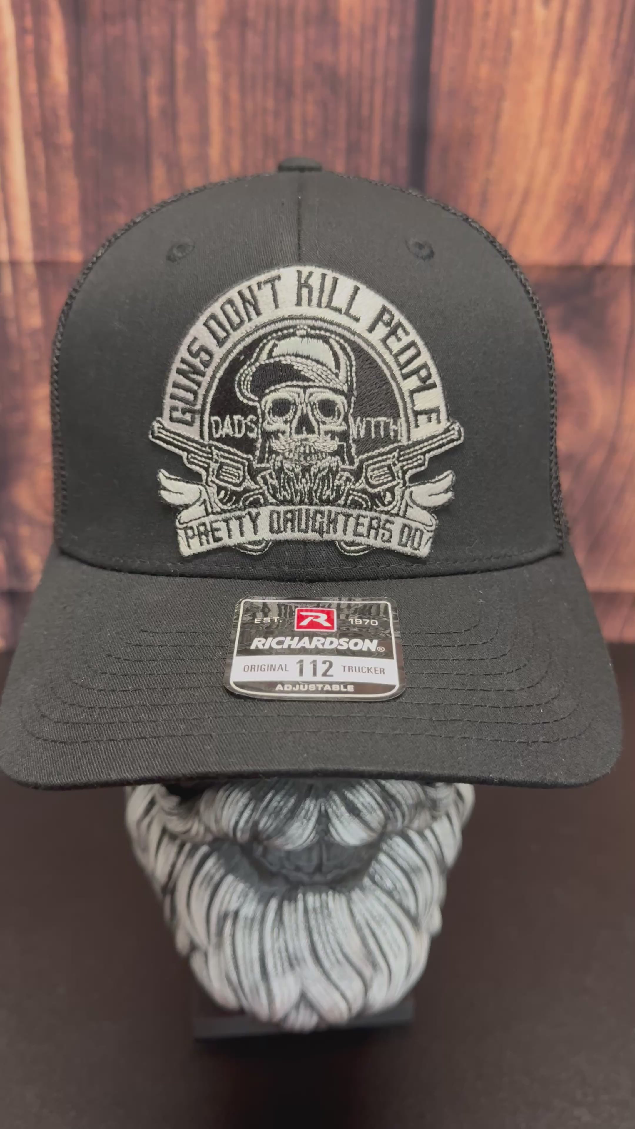 Dad And Guns Trucker Hat - Perfect Gift for Fathers