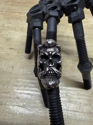 bearded skull guy ringbearded skull guy ring