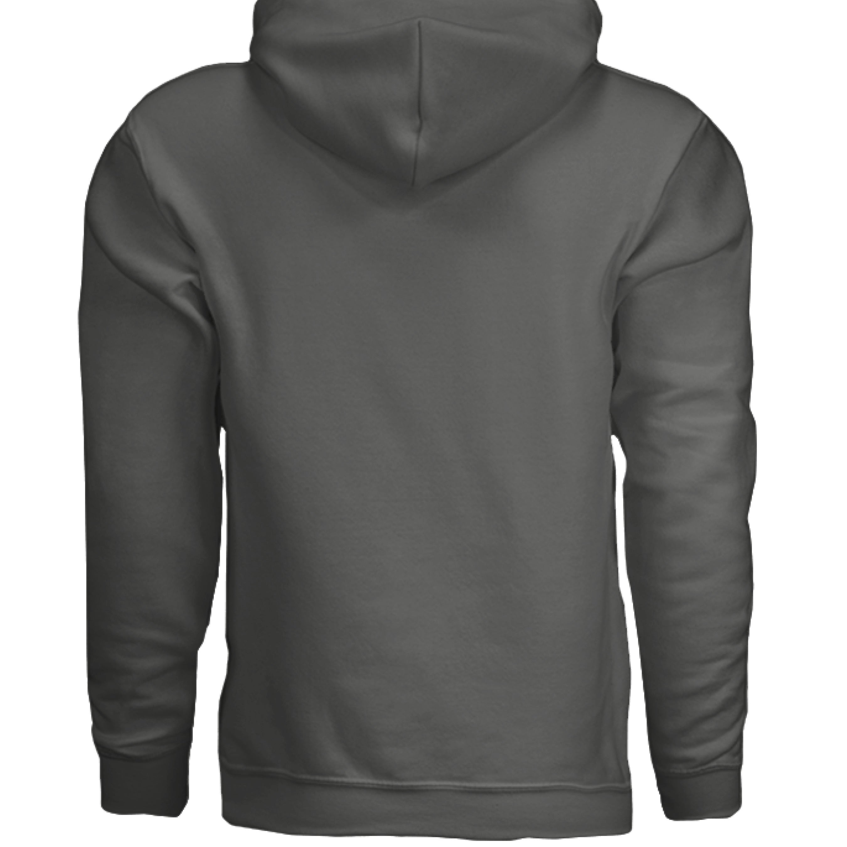 Alabama Bearded Skull Hoodie Southern Pride for the Bearded Legend CHARCOAL - BACK