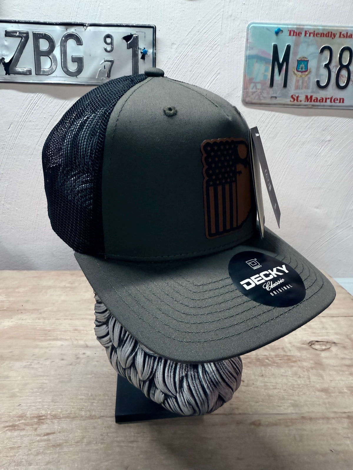 American Flag Trucker Hat