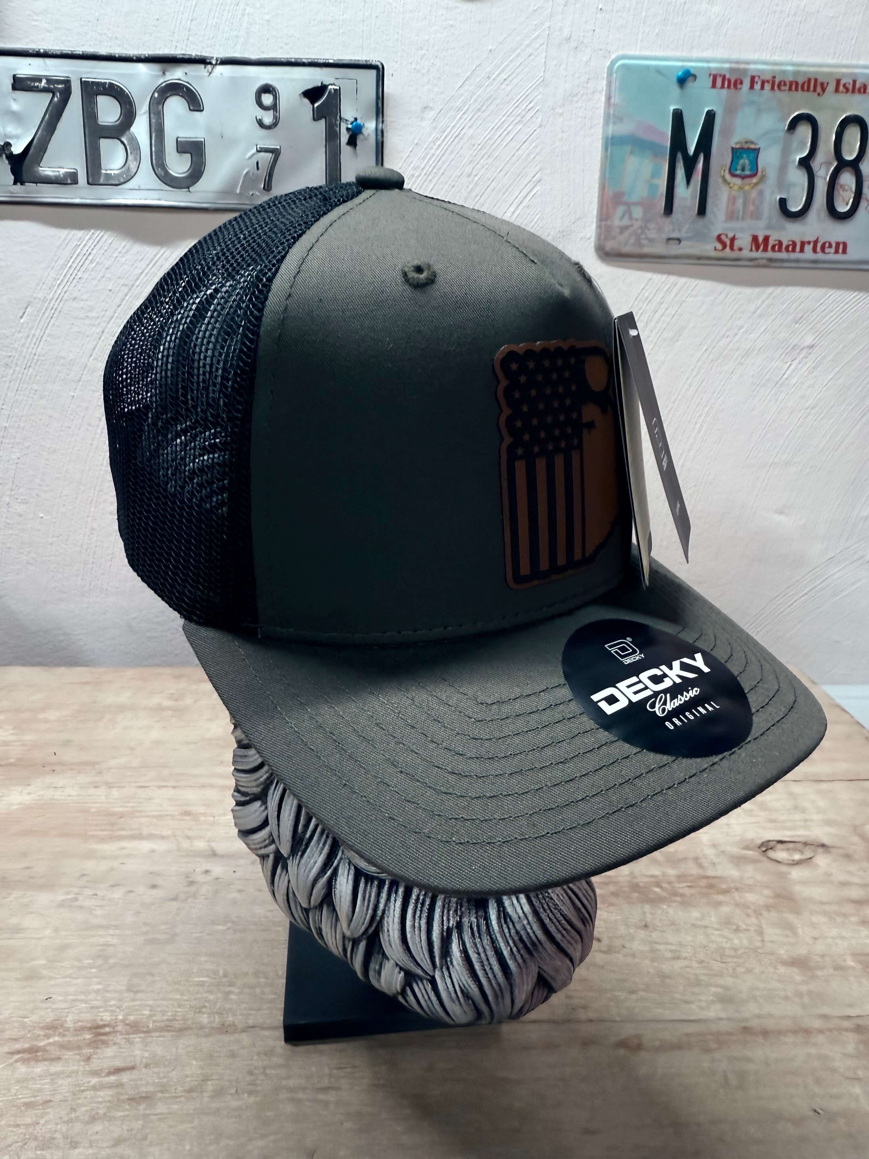 American Flag Trucker Hat