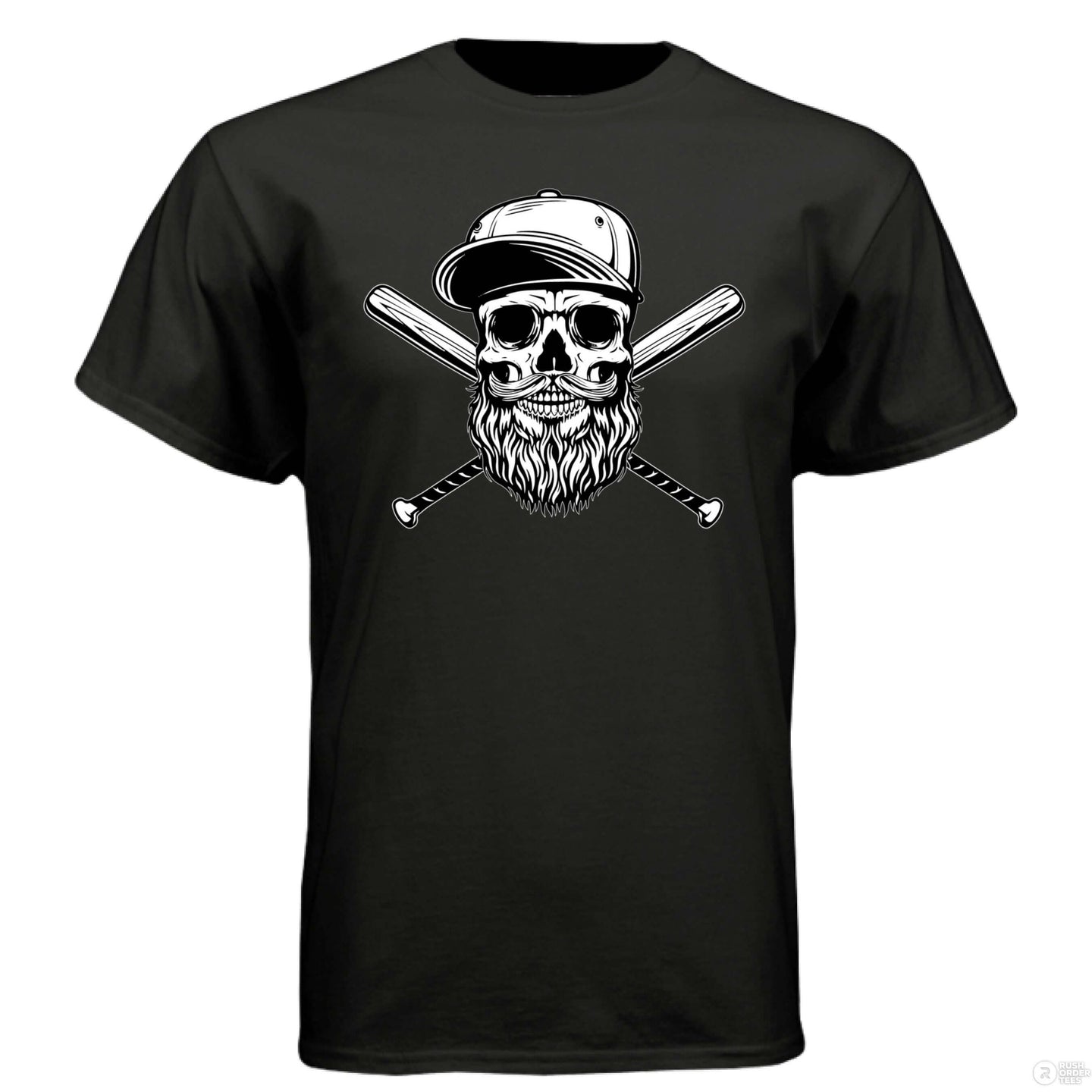 Baseball Beard Skull Baseball Beard Skull