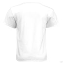 Baseball Beard Skull Hanes Tee Shirt WHITE - BACK