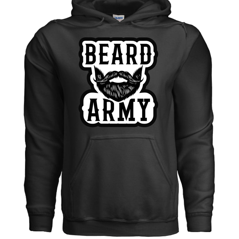 Beard Army Hoodie Bold Bearded Statement For Bearded Guys