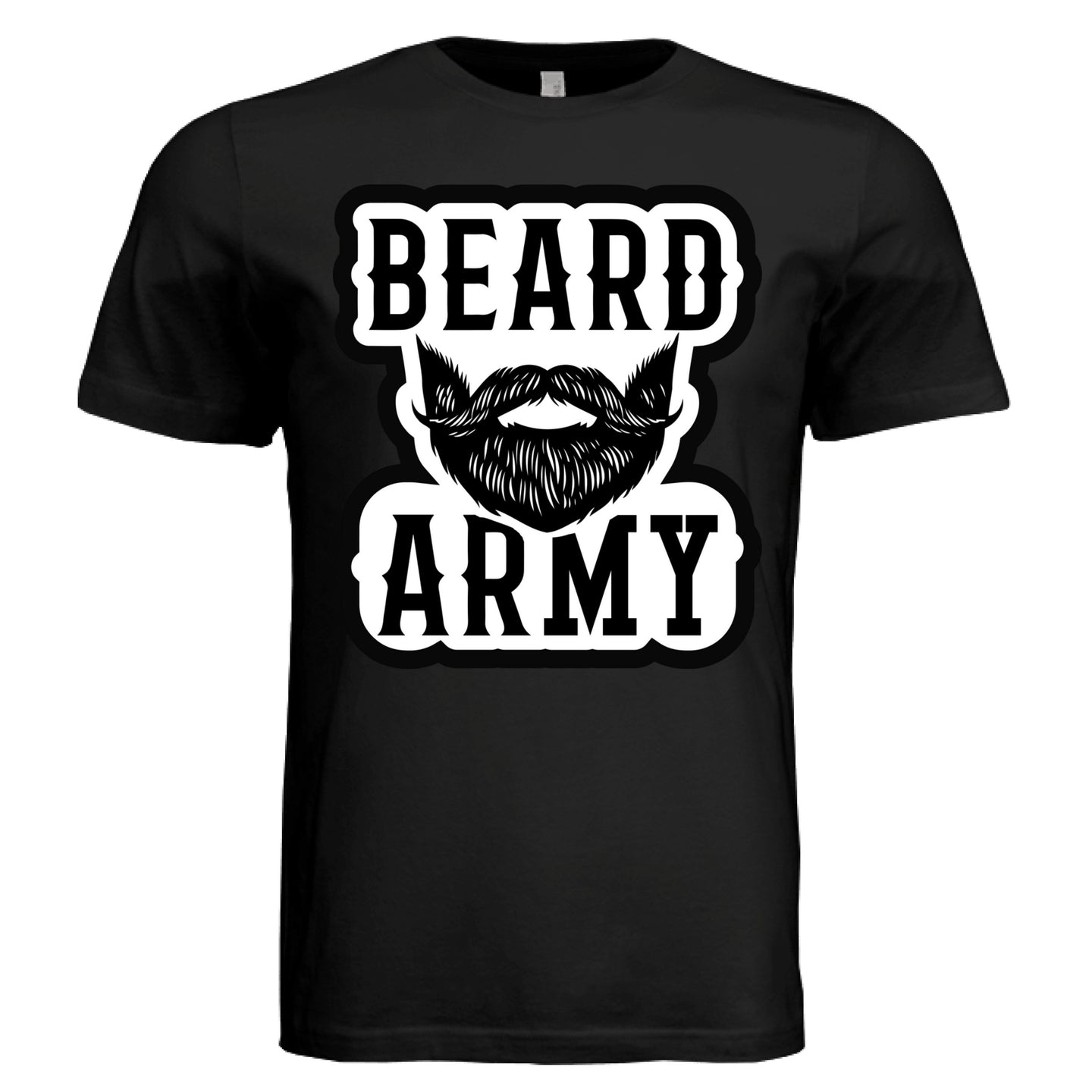 Beard Army Tee Shirt Bold Bearded Statement For Bearded Guys