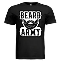 Beard Army Tee Shirt Bold Bearded Statement of Masculine Identity