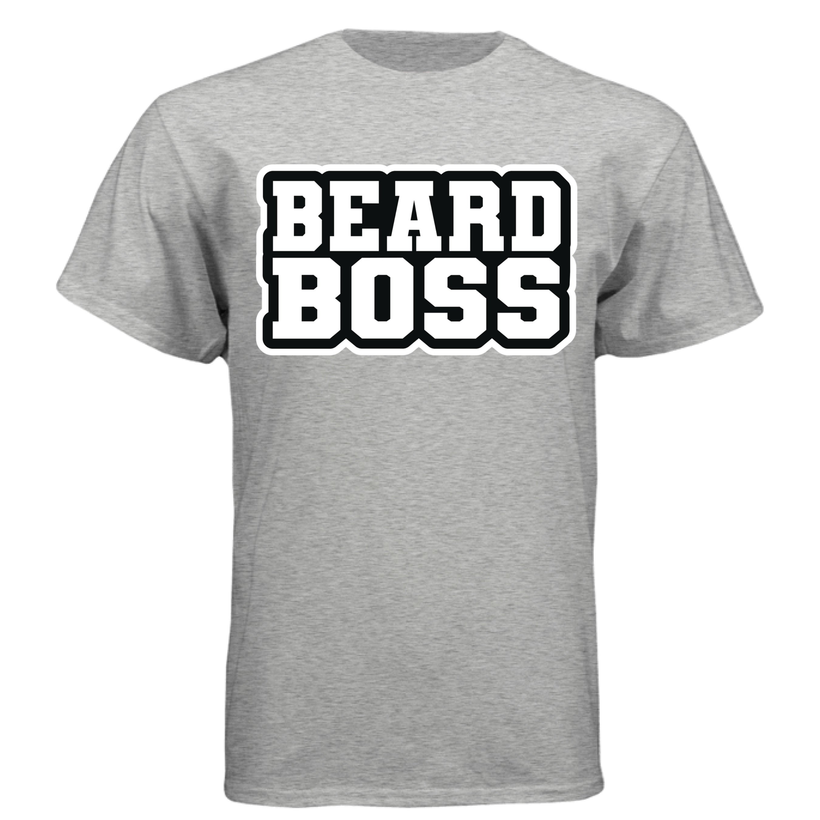 Beard Boss Graphic Tee  Beard Boss Shirt for Bearded Men  Stylish Beard Apparel Graphic Tee  Beard Boss T-Shirt for Bearded Guys