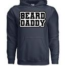 Beard Daddy Funny Hoodie For The Bearded Dad NAVY - FRONT