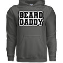 Beard Daddy Funny Hoodie For The Bearded Dad CHARCOAL - FRONT