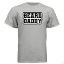 Beard Daddy Funny T Shirt For The Bearded Dad LIGHT STEEL - FRONT