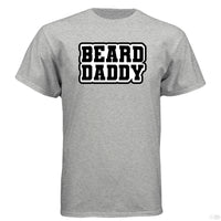 Beard Daddy Funny T Shirt For The Bearded Dad LIGHT STEEL - FRONT