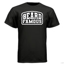 Beard Famous Hanes Tee Shirt For Bearded Guys BLACK - FRONT