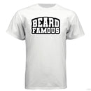 Beard Famous Hanes Tee Shirt For Bearded Guys WHITE - FRONT