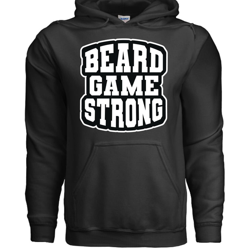 Beard Game Strong Hoodie Confident Style Statement for Bearded Men