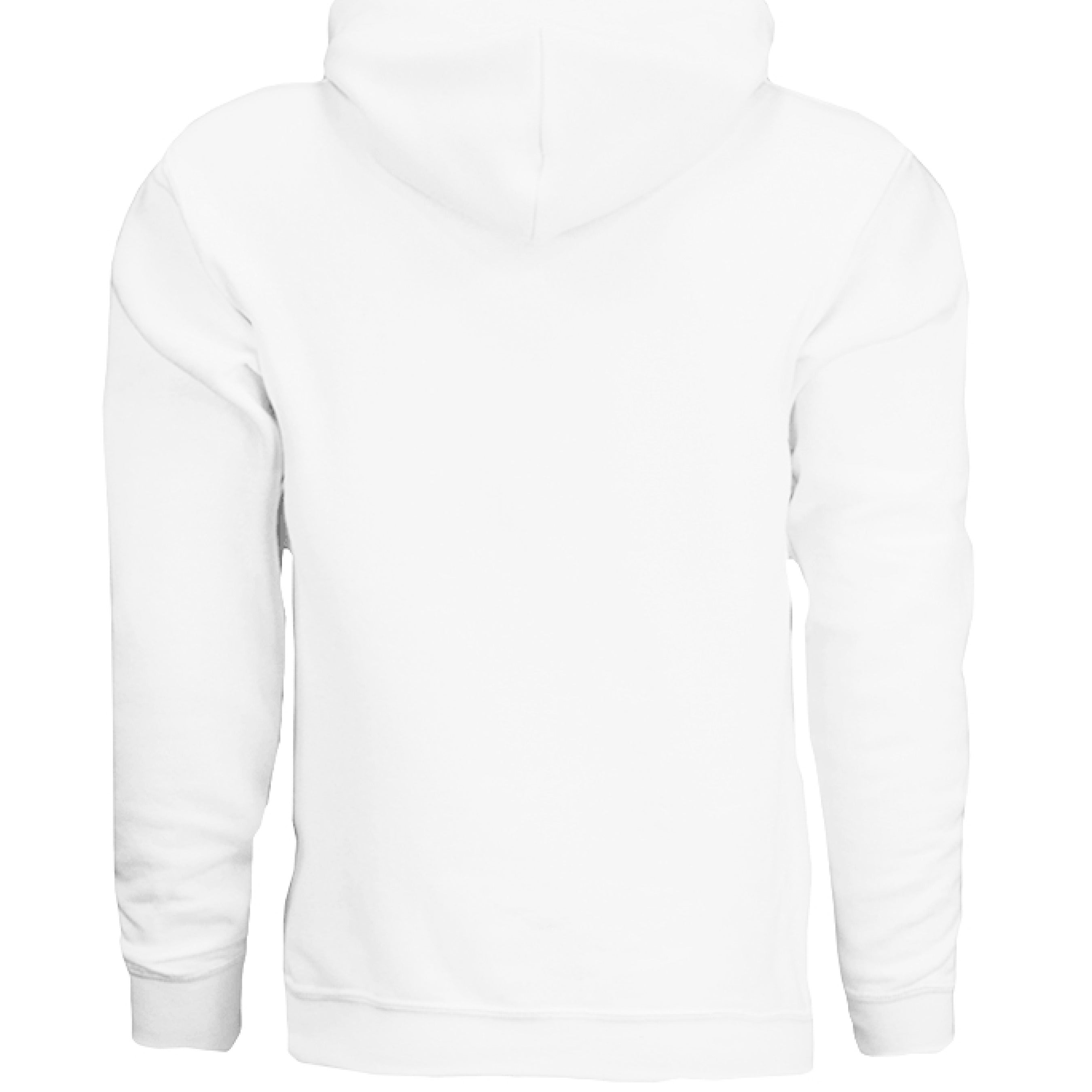 Beard Game Strong Hoodie Confident Style Statement for Bearded Enthusiasts WHITE - BACK