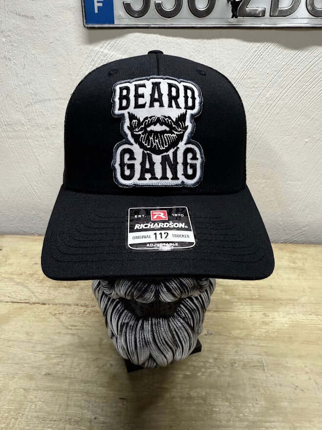 Beard Gang Trucker Hat – Fun Gift for Bearded Guys & Fans