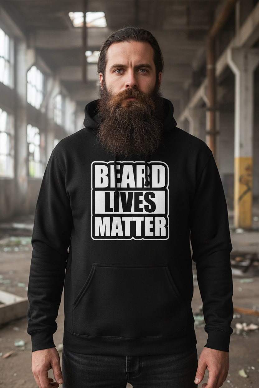 Beard Lives Matter Hoodie Great For Bearded Guys