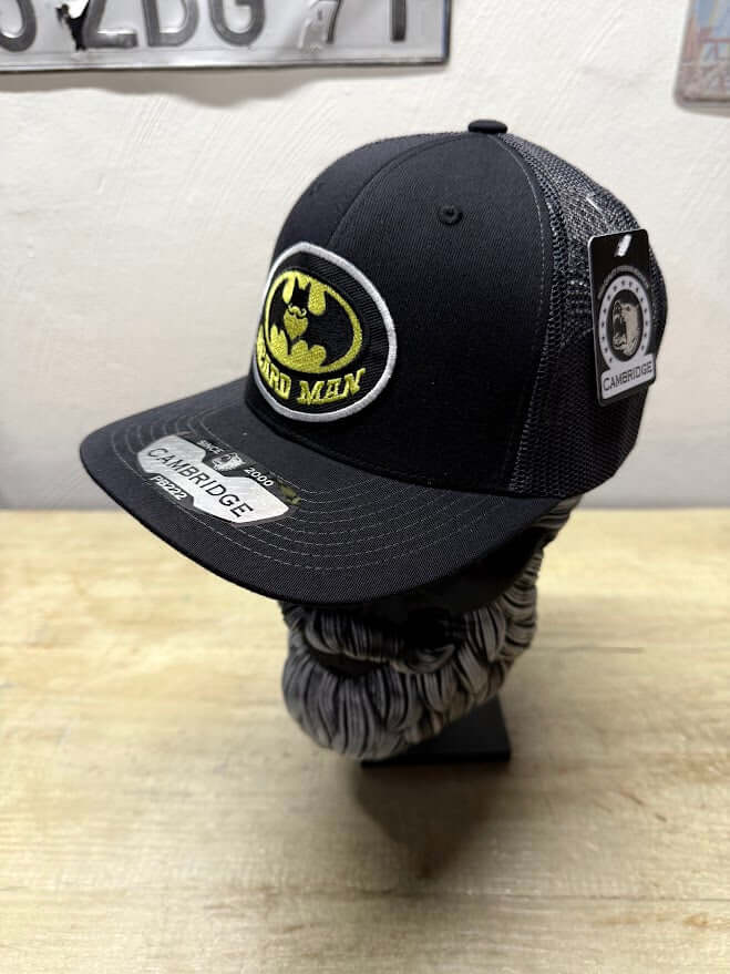 Beard Man Inspired Batman Trucker Hat for Men Side