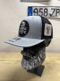 Beard Skull Mechanic Trucker Hat