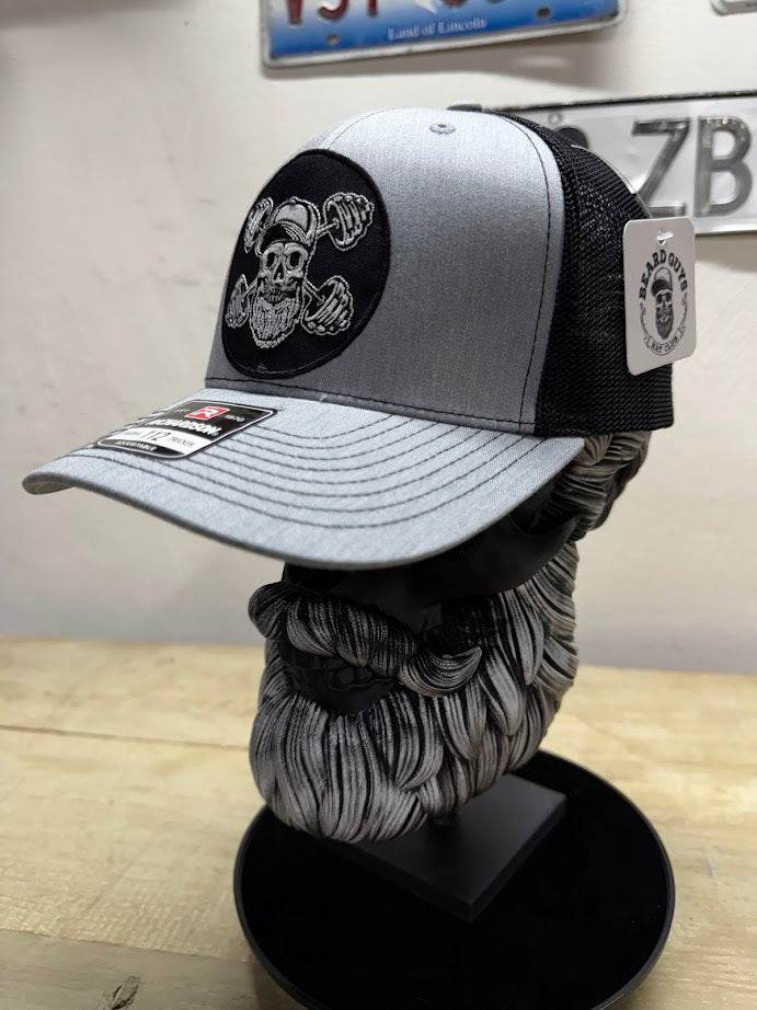 Bearded Skull Weight Lifting Workout Trucker Hat