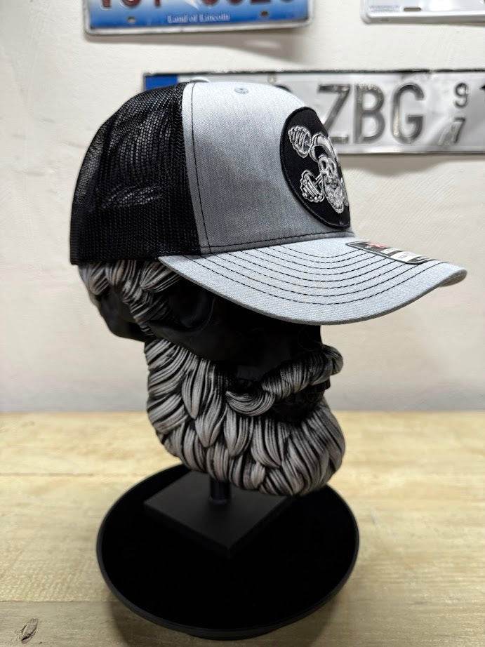 Bearded Skull Weight Lifting Workout Trucker Hat