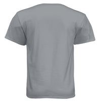 Bearded And Tattooed Hanes Tee Shirt For Guys With Beards Graphite - BACK