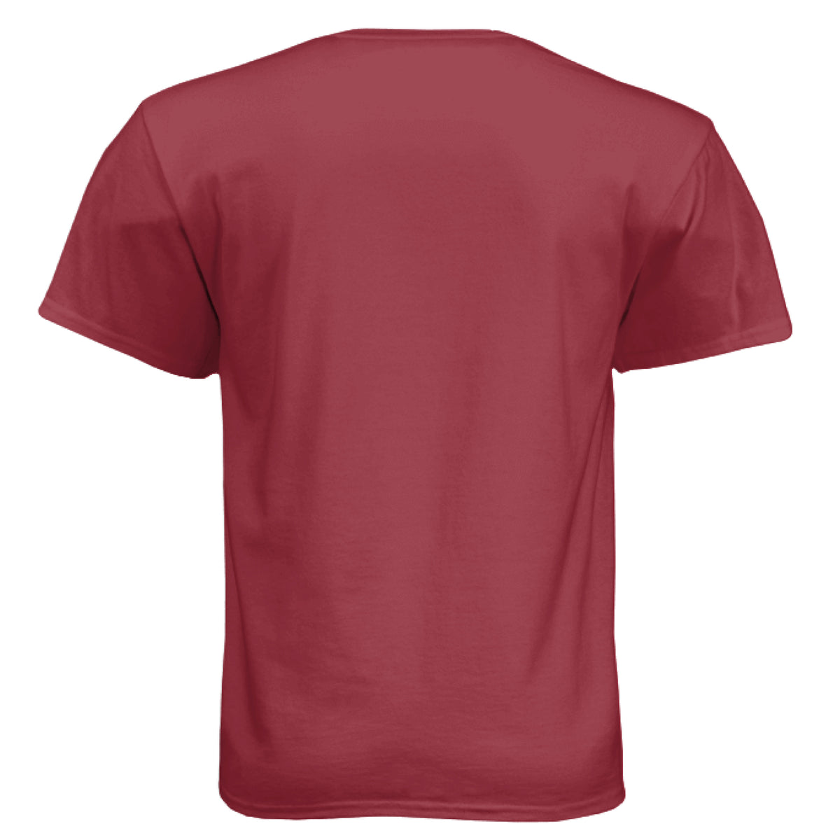 Bearded BBQ King Tee Shirt Great For Cooks With Beards Athletic Cardinal - BACK