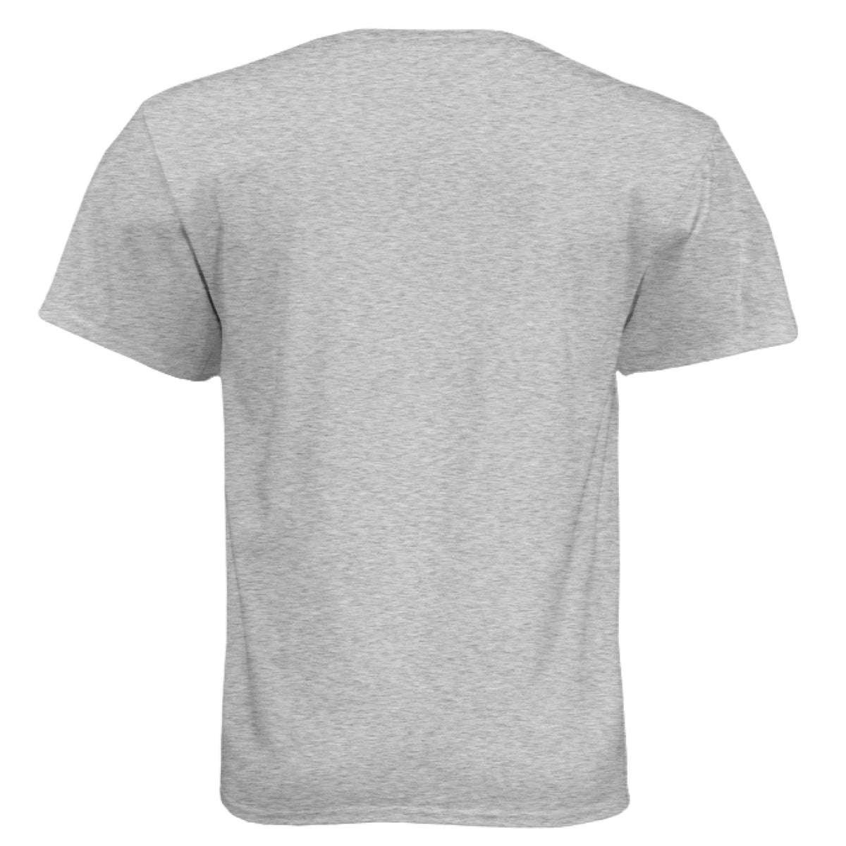 Bearded BBQ King Tee Shirt Great For Cooks With Beards LIGHT STEEL - BACK