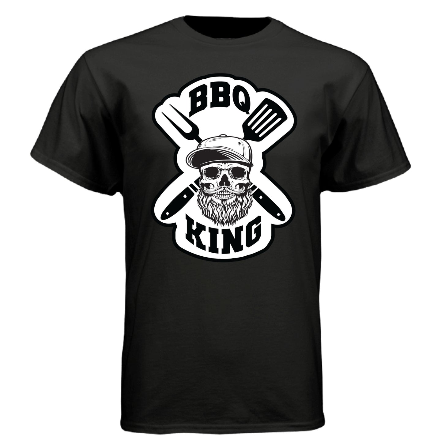 Bearded Bbq King Tee Shirt For The Bearded Grill Master