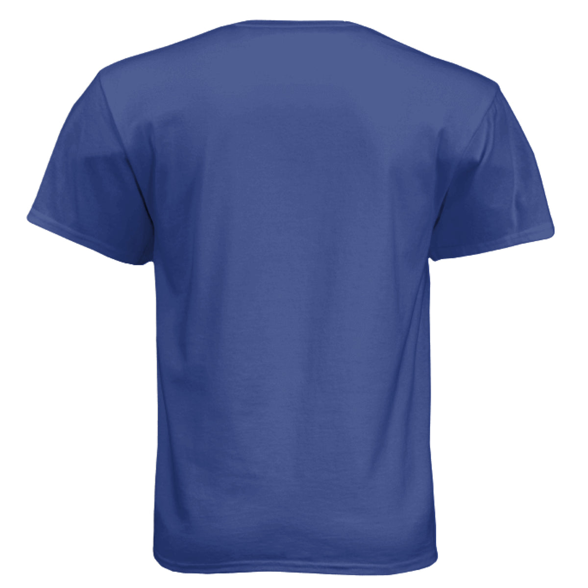 Bearded Bbq King Tee Shirt For The Bearded Grill Master DEEP ROYAL - BACK