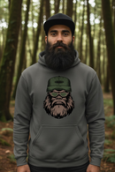 Bearded Bigfoot Hoodies Bearded Veti Hoodie Funny Beard Design