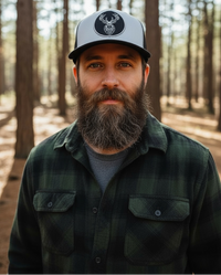 Bearded Buck Deer Hunting Richardson Trucker Hat