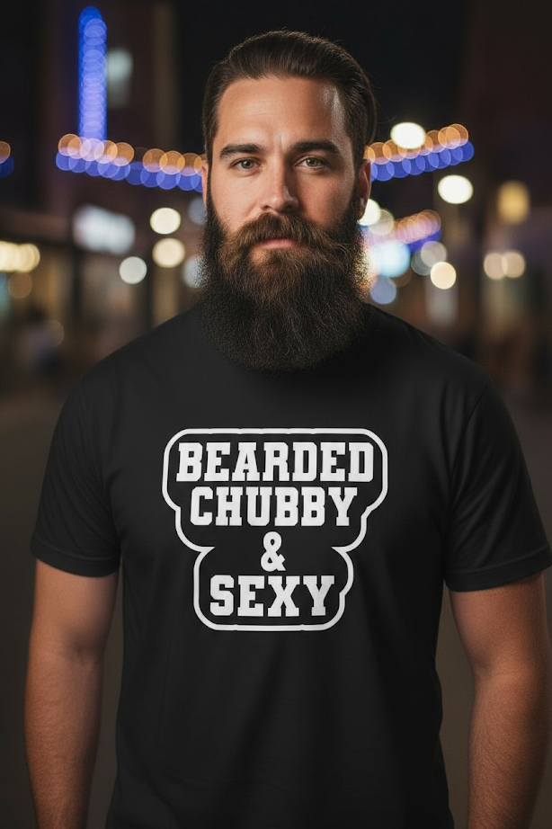 Bearded Chubby And Sexy Hanes Tee Shirt