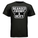 Bearded Chubby And Sexy Hanes Tee Shirt BLACK - FRONT