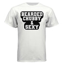 Bearded Chubby And Sexy Hanes Tee Shirt WHITE - FRONT