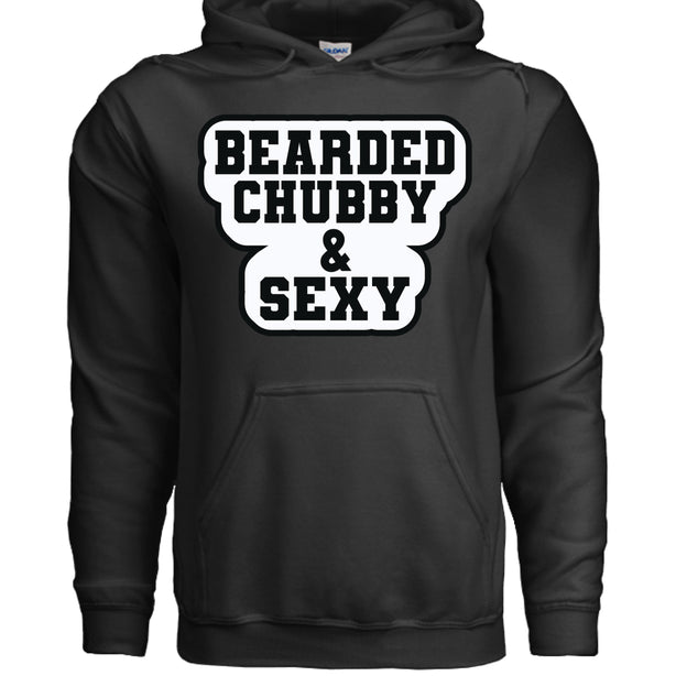 Bearded Chubby And Sexy Funny Hoodie For Guys with a Beard
