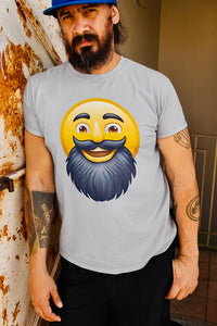 Bearded Emoji Hanes Tee Shirt – For Guys With Beard
